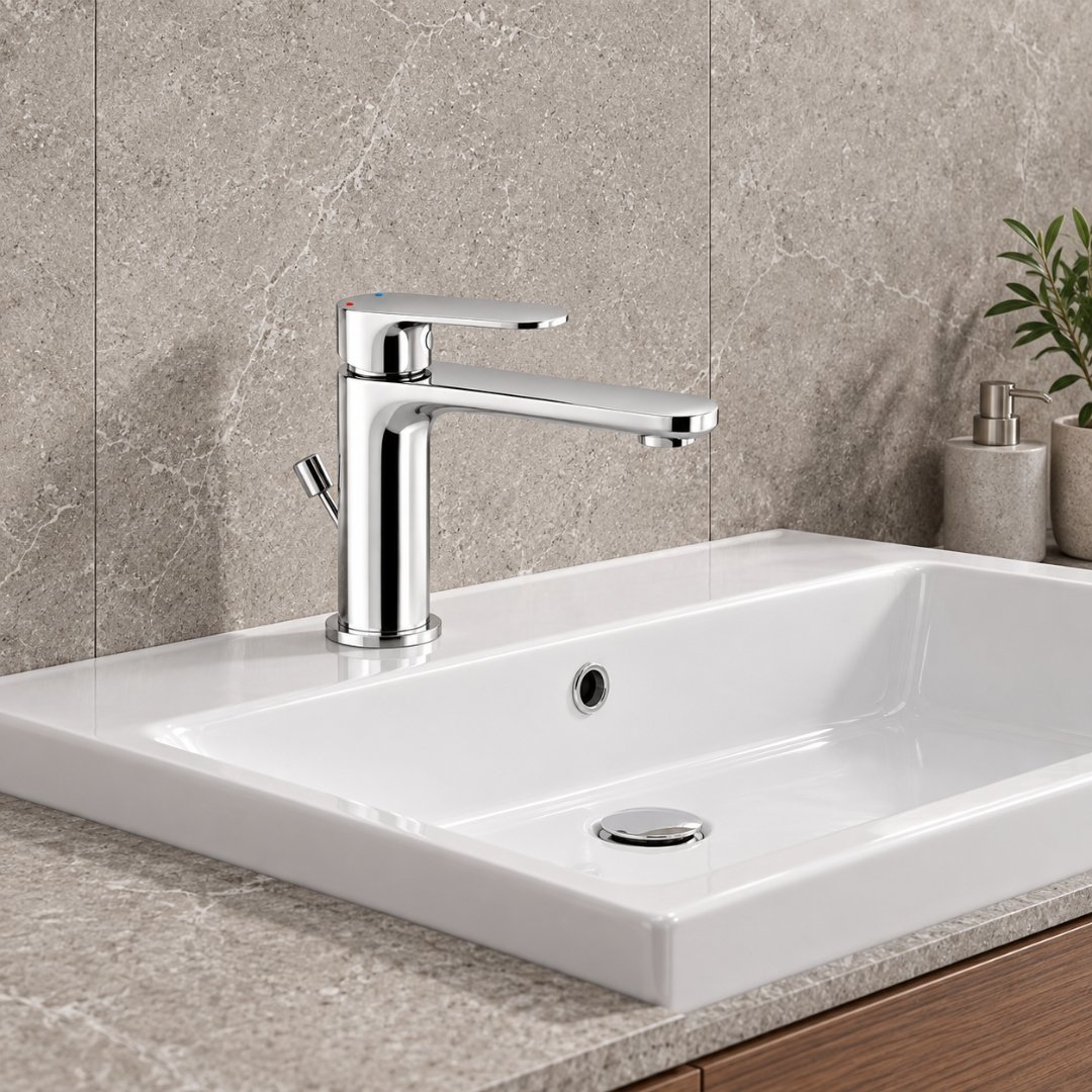 Jaquar JQ-OPP-CHR-15051BPM, single lever basin mixer